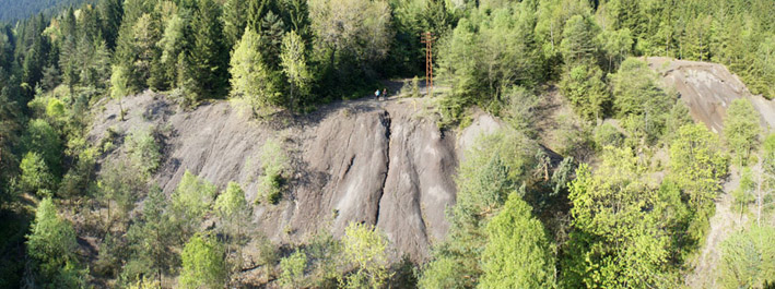 Pochsandhalde Bergwerkswohlfahrt/Clausthal-Zellerfeld (Fischaugenoptik)