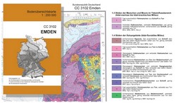 Ausschnitt des BÜK200-Blattes Emden