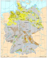 Karte der Podsolverbreitung in Deutschland - Boden des Jahres 2007