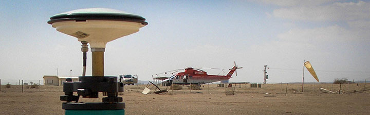 Aerogravimetriemessung in Jordanien