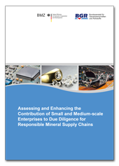 Titelblatt der Studie "Assessing and Enhancing the Contribution of Small and Medium-scale Enterprises to Due Diligence for Responsible Mineral Supply Chains"