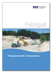 Titelblatt der Studie "Feldspatrohstoffe in Deutschland"