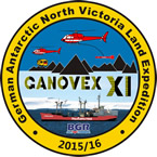Sticker GANOVEX XI German Antarctic North Victoria Land Expedition