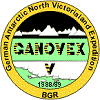 Sticker GANOVEX V German Antarctic North Victorialand Expedition